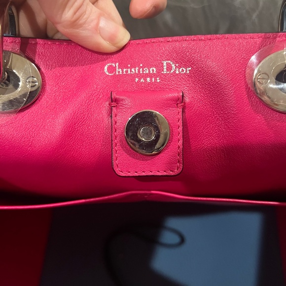 Dior Blue Shoulder Bag with Silver Accents - Picture 5 of 5